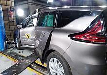 Renault Espace im Euro-NCAP-Crashtest.  Foto:Auto-Medienportal.Net/Euro NCAP